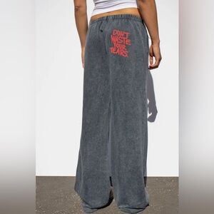 Barely worn Don’t waste your tears sweatpants